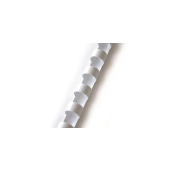Spiralė įrišimui plastikinė 28 mm, balta (50vnt.)