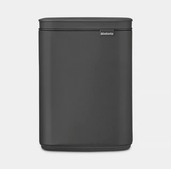 Šiukšliadėžė Brabantia BO 4L, Mineral Infinite Grey, 233708