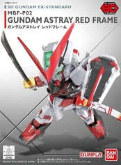 Bandai - SD EX-Standard Gundam Astray Raudona Frame, 65621 kaina