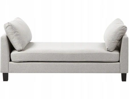 Sofa Beliani Šezlongas ARCHIANE šviesiai pilkas