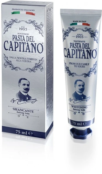 Dantų pasta Pasta del Capitano Whitening Baking Soda, 75 ml