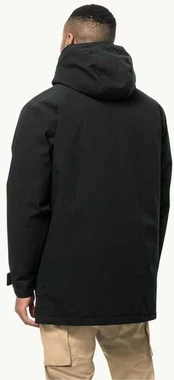 JackWolfskin Vyriška Jack Wolfskin striukė Berghang Parka | juoda