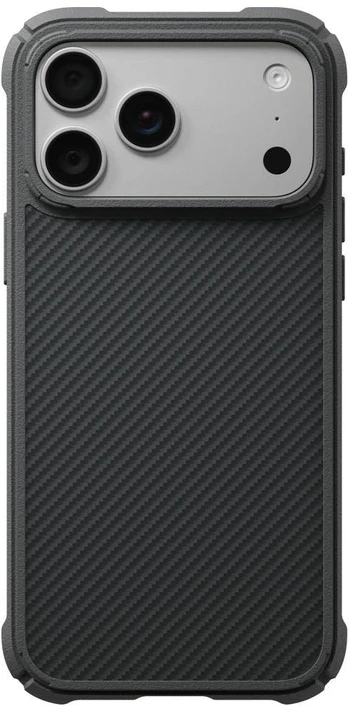 Dėklas Case PITAKA Cairn Case for iPhone 18 Pro Max / 17 Pro Max juodas pilkas