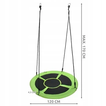 Didelės sūpynės sodui - gandralizdis - 100cm / 150kg
