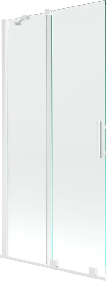 Vonios sienelė Mexen Velar II, Baltas, 90 x 150 cm