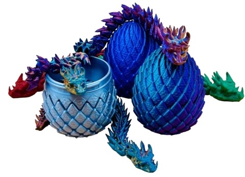 „Žvynų Sargai“ – drakoniuko ir gyvatėlės rinkinys (FLEXY 3D)