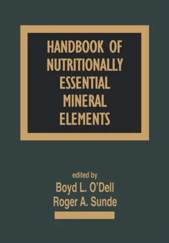 Handbook of Nutritionally Essential Mineral Elements