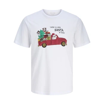 Marškinėliai vyrams, Balta, Noel xmas tee
