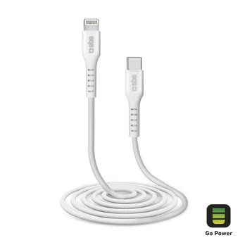 USB-C - Lightning kabelis SBS TECABLELIGTC1W, 1 m
