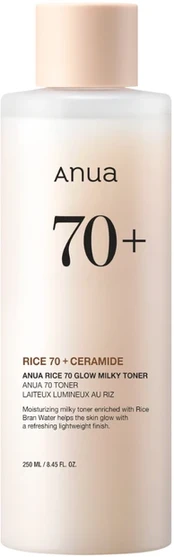 „Anua“ – „Rice 70 Glow Milky“ tonikas, 250 ml