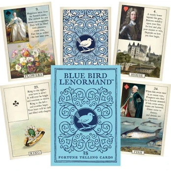 Blue Bird Lenormand kortos
