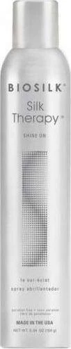Farouk Systems Biosilk Silk Therapy Shine On skalavimo priemonė ir kondicionierius viename 150 ml