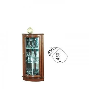 Taranko Meble Kampinė vitrina ZEFIR Z-K/NM
