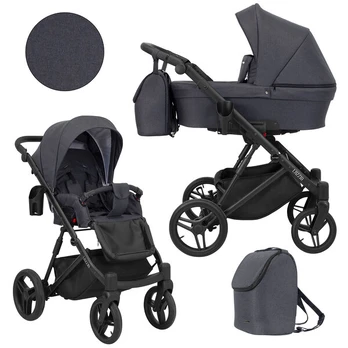 Universalus vežimėlis Lazzio Kunert 2in1 Anthracite