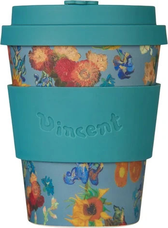 Ecoffee cup Vienkartinis puodelis Ecoffee* Cup Van Gogh Museum 350ml - Gėlės