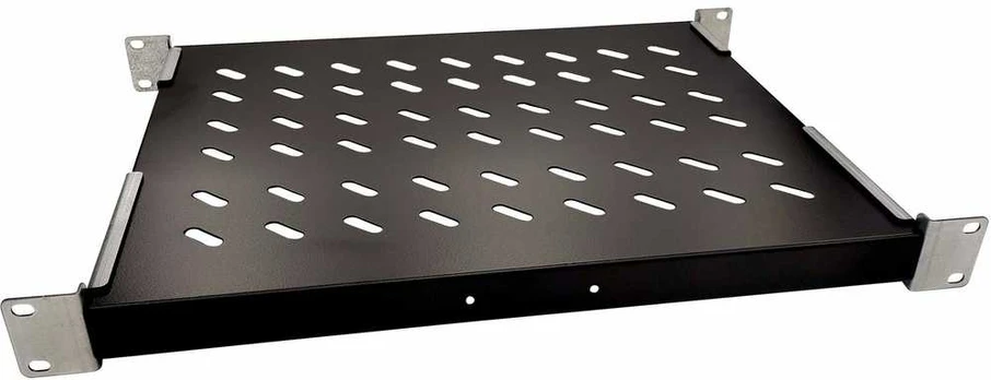 Maršrutizatorius Lanview 1U 19" D=600MM FIXED SHELF Juodas