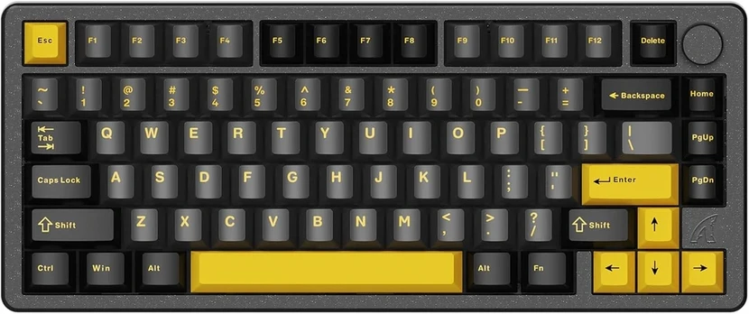 ATTACK SHARK mechaninė belaidė klaviatūra 75%, RGB, Bluetooth, USB-C, X86