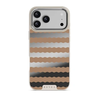 Golden Sand - iPhone 17 Pro Max Case, Elite Mirror Light (MagSafe) / Silver
