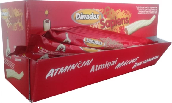 Dinadax Sapiens kramtomos lazdelės, N50