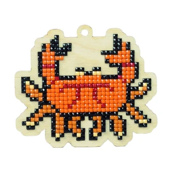 Deimantinės mozaikos suvenyras Crab Oliver WW145