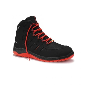 Batai ELTEN Maddox Black Red Mid ESD S3 SRC, juodi/raudoni 47