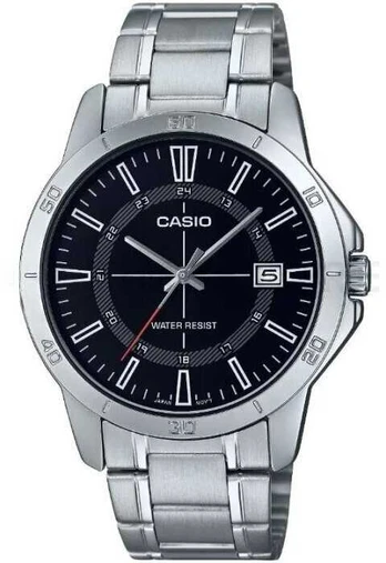 Vyriškas laikrodis Casio su sidabrine apyranke