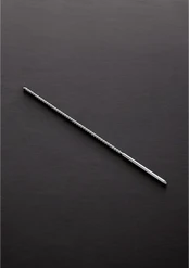 Steel By Shots DIPSTICK Ribbed Urethral Sounding Rod 0.2/0.4 cm Metal Precision Tool