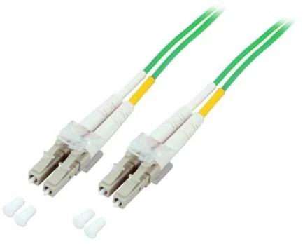 EFB Duplex Jumper LC-LC 50/125, OM5, LSZH, grün, 2.0mm, 3m