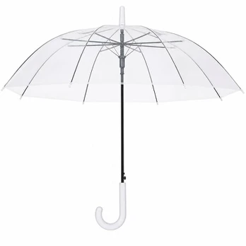 Skaidrus automatinis skėtis, 93–95 cm, 1 vnt.