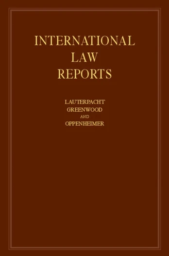 International Law Reports