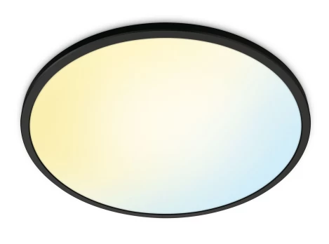 WiZ - Superslim Smart Ceiling Light - Black 22W