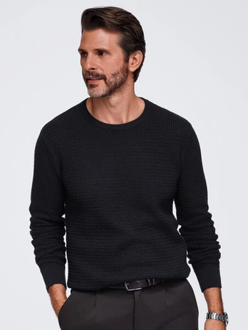 Megztinis vyrams Ombre OM-SWSW-0119, juodas