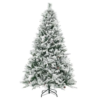 Costway Dirbtinė Kalėdų eglutė, 180cm, su LED lemputėmis