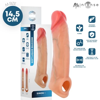 MR INTENSE Simon M Silicone Extension Sleeve 14.5cm x 4cm Flexible