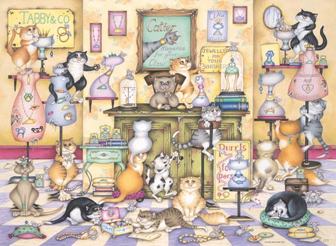 Ravensburger - Crazy Cats Taby &amp; Co. 500p (12001451)