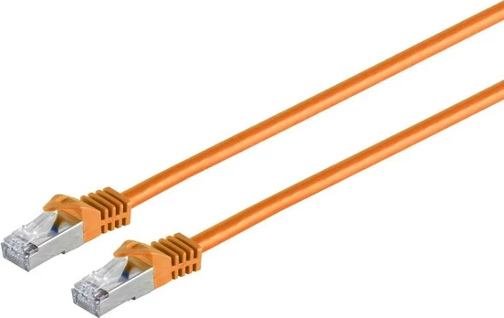 Maximum Patch kabelis S/FTP Cat 7 oranžinis 1,0m