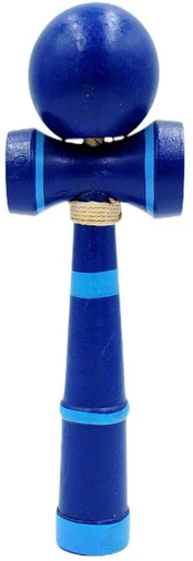 Medinis žaislas kendama, 28 cm - Juoda