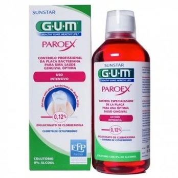 G.U.M. burnos skalavimo skystis PAROEX 0.12 % CHX+ 0.05% PC ,300 ml