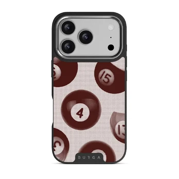 Cue - iPhone 17 Pro Case, Elite Dark (MagSafe) / Silver