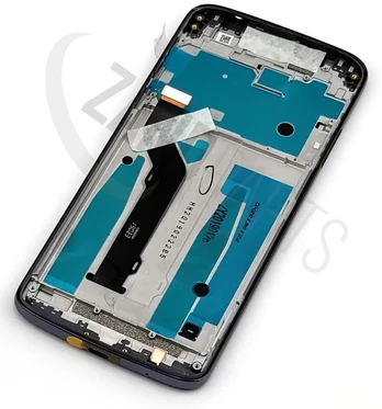 LCD + TOUCH PAD COMPLETE MOTOROLA MOTO E5 PLUS WITH FRAME Juodas SERVICE PACK