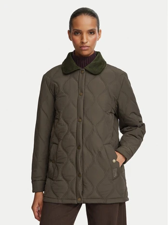 Hunter Demisezoninė striukė HARW0027262 Tamsiai ruda Regular Fit