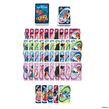 Usorteret Mattel UNO Lilo & Stitch Disney card game