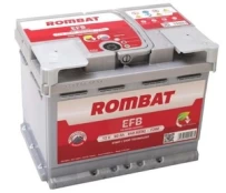 Akumuliatorius Rombat EFB, 12 V, 60 Ah, 640 A kaina