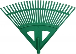 Plastikinis vėduoklinis grėblys be koto TR12G