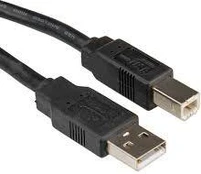 USB kabelis Roline USB-A - USB-B 1,8 m Juodas (11.02.8918)