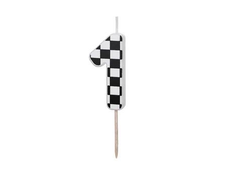 Birthday candle Number 1, 5.5 cm, mix