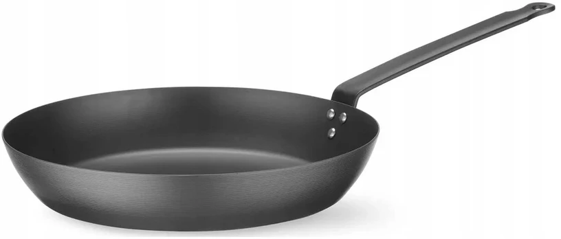 Tradicinė keptuvė Hendi Carbon Steel 28,2 anglinis plienas