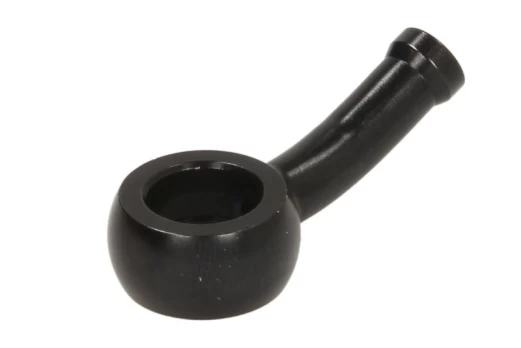 Brake hose end MV10B20S, bend: 20°, Black