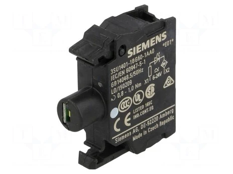 Illuminating unit | 22mm | 3SU1.5 | -25÷70°C | Illumin: LED | front