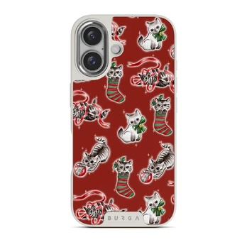 Merry Kitty - iPhone 16 Case, Elite Light (MagSafe) / Silver